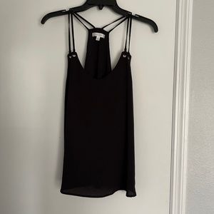Cute black tank top!